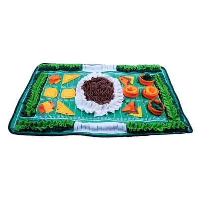 Pet Sniffing Training Mats Machine Washable Fleece Snuffle Puzzle Mats - Image 1 of 4