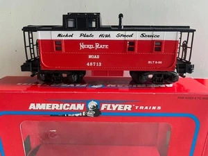 VOLANTINO AMERICANO 6-48713 - Calibro S - TARGA NICHEL STRADA CABOOSE 48713 - NUOVO! - Foto 1 di 11