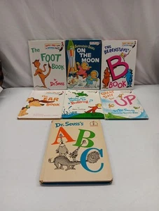 Dr Seuss Book Lot of 7 Bright and Early Books for Beginners HARDCOVER - Foto 1 di 16