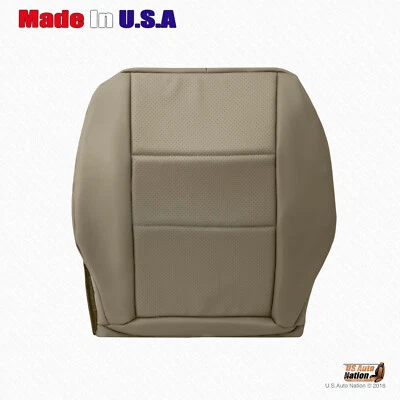 Mercedes Benz GLK 250 350 2008 a 2015 parte inferior del lado del conductor cubierta de asiento de cuero tostado Foto 1 de 4
