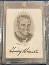 2010 In The Game 1/1 HARRY HOWELL On Card Auto Gold Version NY Rangers HOF