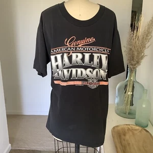 90’s Single Stitch Harley Davidson Shirt Mens XL Boise Cycle - Picture 1 of 8