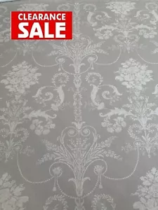 Laura Ashley Josette Dove Grey Curtain Fabric SOLD PER METRE 😊 - Picture 1 of 8