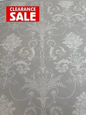 Laura Ashley Josette Dove Grey Curtain Fabric SOLD PER METRE 😊 - Image 1 of 4