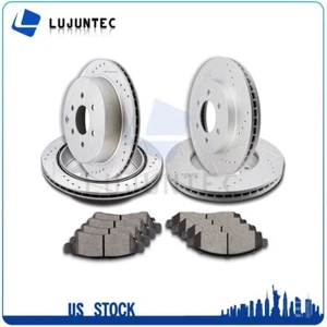 Front Rear Brake Rotors And Metallic Pads For Nissan Frontier Suzuki Equator - Bild 1 von 9