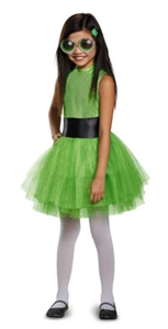 New The PowerPuff Girls ButterCup Girls Costume Medium 7-8 yrs - Picture 1 of 1