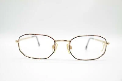 Sergio Tacchini 1009 Gold Red Oval Glasses Frame Eyeglasses New Foto 1 de 4