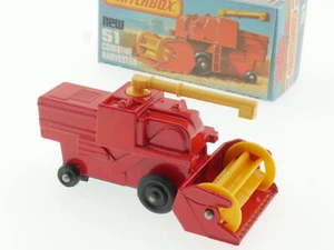 Matchbox 51 E Super Rapide Combiner Abatteuse MIB Box Emballage 1611-22-95 - Picture 1 of 7