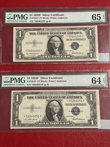 pmg us paper money star notes - Picture 1 of 8