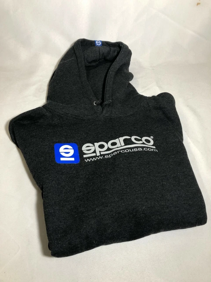 Sparco WWW Grey Hoodie Sweatshirt Pullover Hoodie XXLarge 100% Cotton Genuine - Image 1 of 1