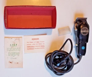 Cortapelos Wahl vintage modelo pequeño con caja no probado - Imagen 1 de 11