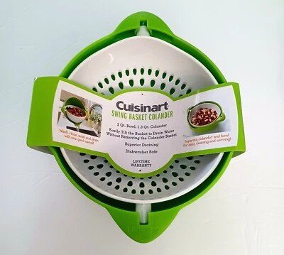 Cuisinart Swing Basket 1.3 Quart Colander & 2 Quart Bowl Set - Image 1 of 2