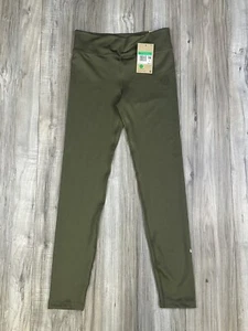 Nike Dri-FIT One Big Kids (Girls) Leggings DQ8836-222 Olive Green Size XL New - Picture 1 of 8