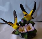 Vintage 2001 Holsted House Goldfinch The Porcelain Garden Collection. 