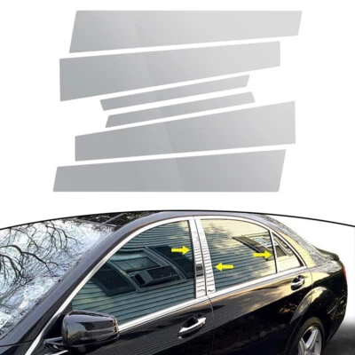 Chrome Pillar Posts Trim Cover For Mercedes-Benz S-Class W221 S280 / S 300 07-13 - Imagem 1 de 4