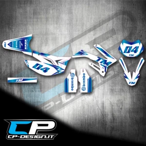 Chrome Graphics Kit for TM 2 Stroke 2016 to 2021 Stickers SM Decals GP - Picture 1 of 4