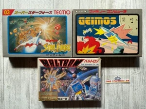 Nintendo Famicom FC NES Super Star Force & Geimos & Baltron set from Japan - Picture 1 of 8