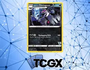 Pokemon - Galarian Obstagoon - (Eevee Stamped) - SWSH193 - Battle Academy 20 casi nuevo - Imagen 1 de 1
