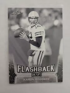 🏆 2020 Leaf Draft Flashback 2005 AARON RODGERS #91 GREEN BAY PACKERS - Picture 1 of 2