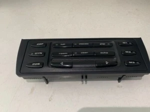 Ecualizador de refuerzo de audio placa frontal de CD Porsche Boxster 986 Carrera 911 996 OEM - Imagen 1 de 5