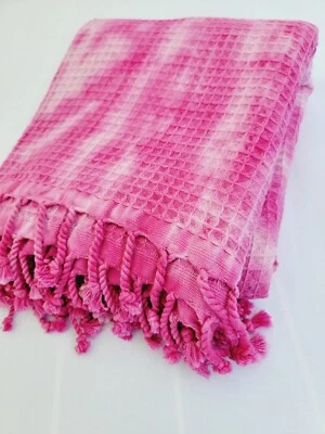 Waffle Cotton Towel,Absorbent Bath Towel 100% cotton unisex throw, towel - Image 1 of 4