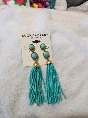 Pendientes de acento semipreciosos Lucky Brand - Nuevos con etiquetas - Venta al por menor $39  Foto 1 de 2