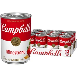 Campbell's Condensed Minestrone 🍲 Soup, 10.5 Ounce Can (Pack of 12) - Picture 1 of 7