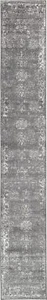 Unique Loom Sofia Collection Area Rug - Casino (2' x 13' 1" Runner, Dark Gray... - Picture 1 of 9