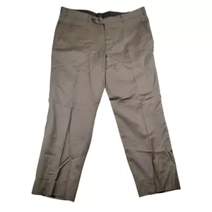 Ermenegildo Zegna Men's Wool Trousers Sz 54R IT 38R US Tan Pant - Picture 1 of 10