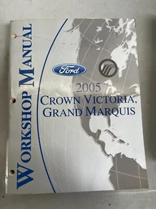 2005 Ford Crown Victoria Grand Marquis Factory Shop Service Repair Manual SKU15 - Foto 1 di 2