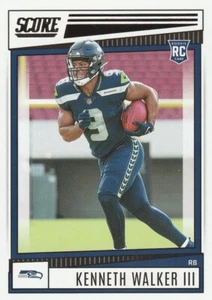 TARJETA DE NOVATO KENNETH WALKER III 2022 PUNTUACIÓN 329 SEATTLE SEAHAWKS - Imagen 1 de 1