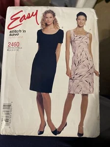 Easy Stitch And Save 2460 Womens Dress By McCall’s Size 8-10-12-14 - Picture 1 of 3