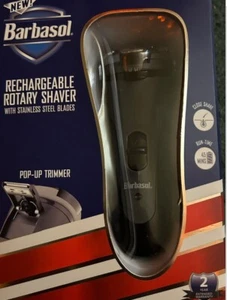 New Barbados rechargeable rotary shaver with  pop up trimmer - Picture 1 of 1