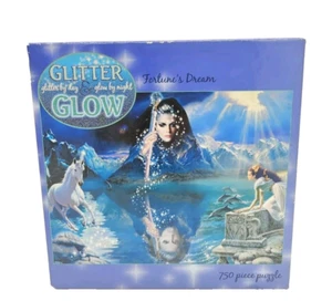 Glitter Glow Fortunes Dream Puzzle 750 Pieces Fantasy Mystical Whimsical Artsy - Picture 1 of 10