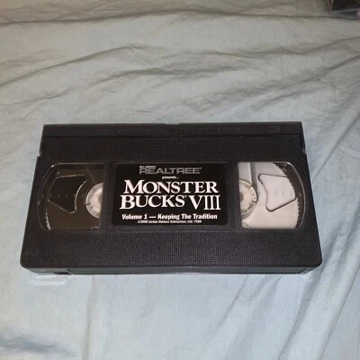 Realtree Monster Bucks VIII VHS Vol 1 Keeping the Tradition Deer Hunt Tape Only - Image 1 of 2