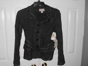 Damen Neu Größe Small schwarz Blumenmuster bestickt Polo Ralph Lauren Blazer Jacke - Bild 1 von 11
