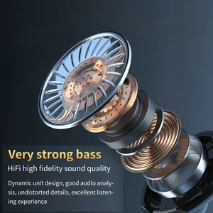 ` Bezprzewodowe słuchawki douszne BT Sterowanie dotykowe Noise Cancelling Stereo Sport Słuchawki douszne - Zdjęcie 1 z 19
