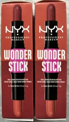 NYX Professional Makeup Wonder Stick Blush - Bright Amber and Fuchia (Lot Of 2) - Image 1 of 2