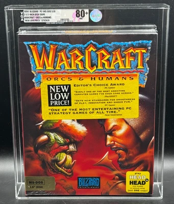 World of Warcraft Orcs & HumansMS-DOS Big Box Sealed New VGA 80+ Graded - Image 1 of 2