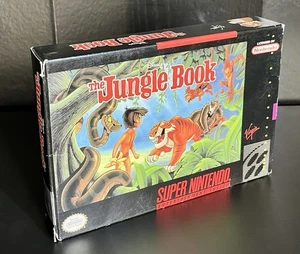Disney's The Jungle Book (Super Nintendo, 1994) Complete W/Manual CIB TESTED - Picture 1 of 21