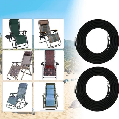 Material de nailon y látex para juego de cuerdas elásticas de alta elasticidad para tumbonas Foto 1 de 4