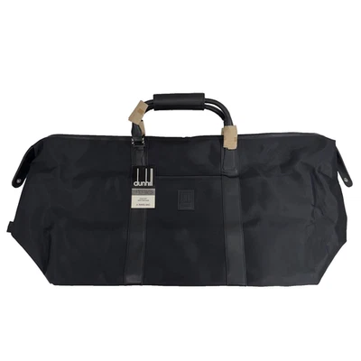 Bolso de Viaje Dunhill Fragancia Lona Negro Nylon Nuevo con Etiquetas Foto 1 de 4