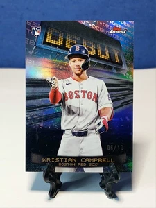 Kristian Campbell 2025 Topps Finest Rookie Debutto #/10 SSP RC #D-7 - Foto 1 di 3