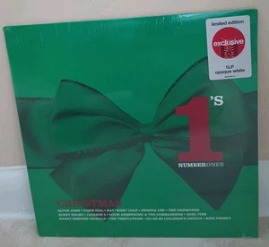 Various Artists Christmas #1's Limited Edition Vinyl LP ELTON JOHN Opaque White - Picture 1 of 3