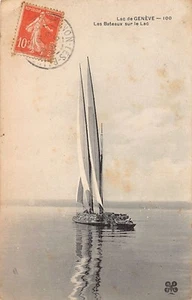 Suisse - Lac de Genève - Les bateaux sur le lac - Transport de pierres - Ed. M.T - Picture 1 of 2