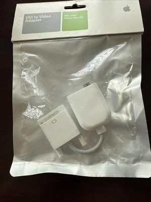 New Sealed Apple DVI to Video Adapter Mac Mini Power Mac G5 M9267G/A - Image 1 of 2
