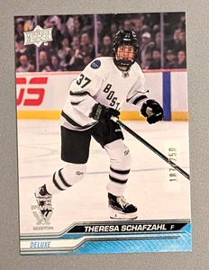 Theresa Schafzahl 2024 Upper Deck PWHL First Edition #41 Deluxe 187/250 - Picture 1 of 2