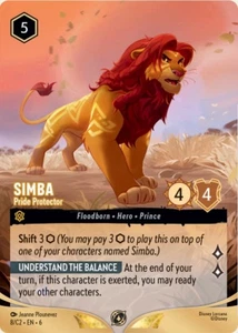 Disney Lorcana Challenge Bologna Simba Non Foil Promo Card 8/C2 EN 6 Non Foil - Bild 1 von 15