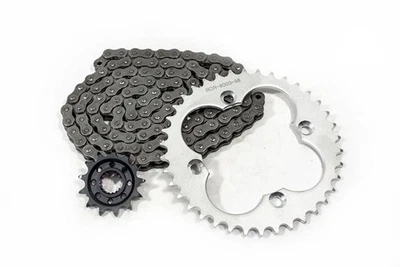 Honda TRX450R TRX 450R 2006 2007 2008 cadena y piñón plateado 13/38 96 L Foto 1 de 2