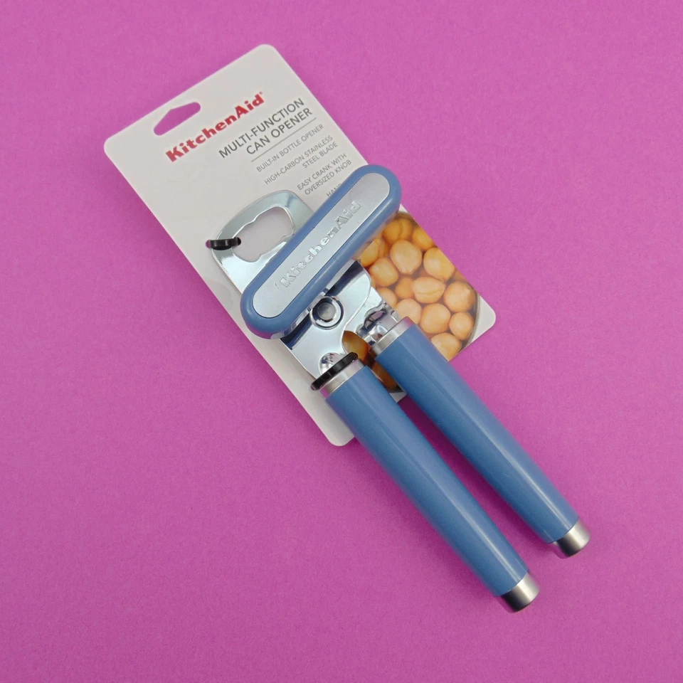 KitchenAid abrelatas fácil giro perilla de manivela de gran tamaño en polvo azul KET199OHBLA Foto 1 de 4